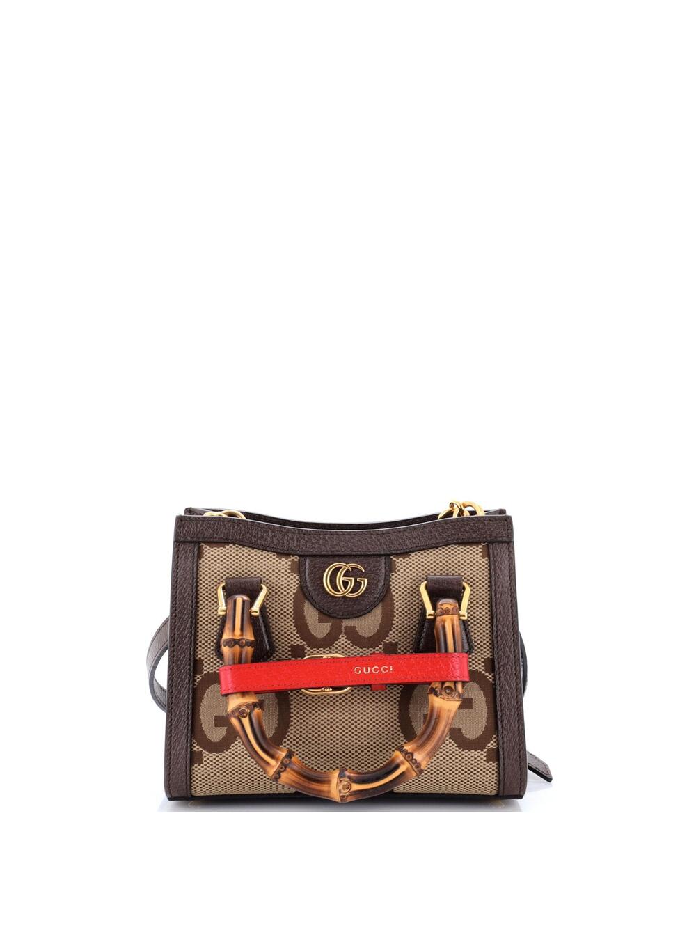 Gucci Diana Nm Bamboo Handle Tote Jumbo #377461G22B